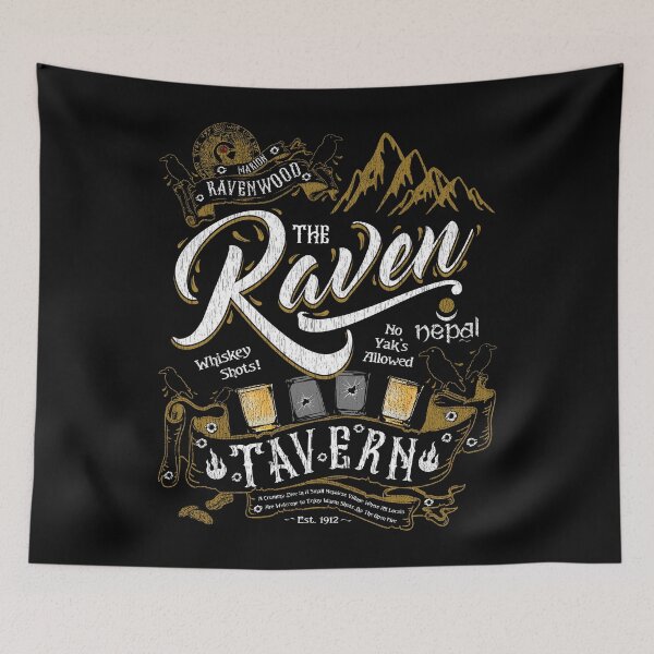 Item preview, The Raven Tavern Nepal designed and sold by Candywrap Studio.