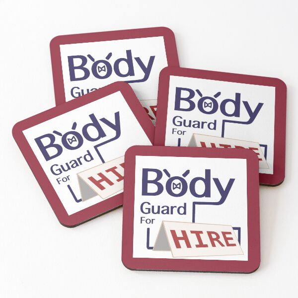 Item preview, Bodyguard For Hire  designed and sold by KayAndAsDesigns.