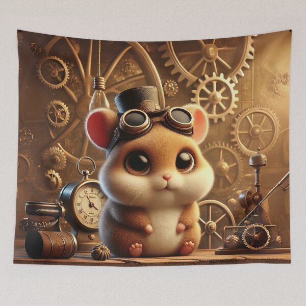 Item preview, Steampunk Syrian Hamster designed and sold by Sillytoe.