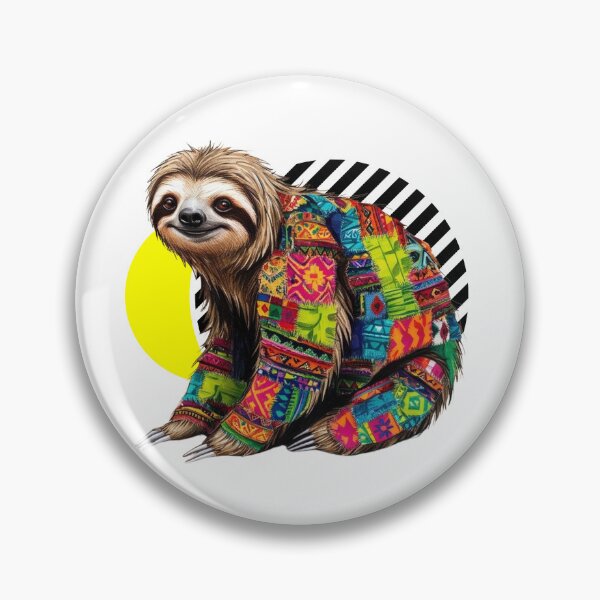 Item preview, Patchwork Paradise: Folk Neon Collage Animals Collection designed and sold by MiszungART.