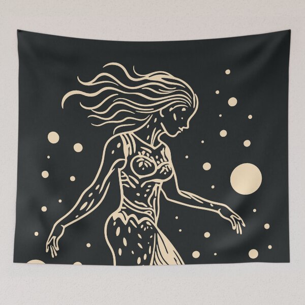 Item preview, Driad in a meadow, Lineart designed and sold by BestRebel.