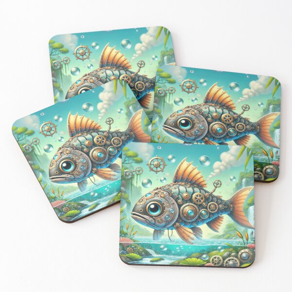 Item preview, Steampunk Taimen Fish designed and sold by Sillytoe.