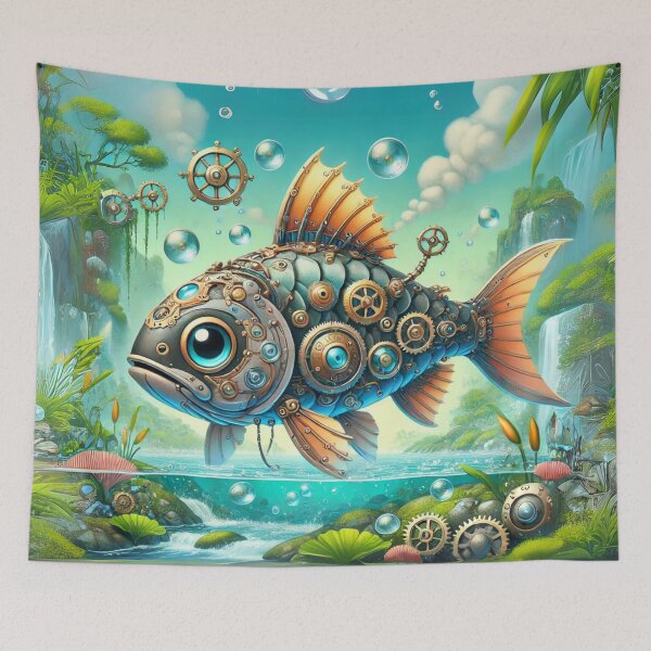 Item preview, Steampunk Taimen Fish designed and sold by Sillytoe.