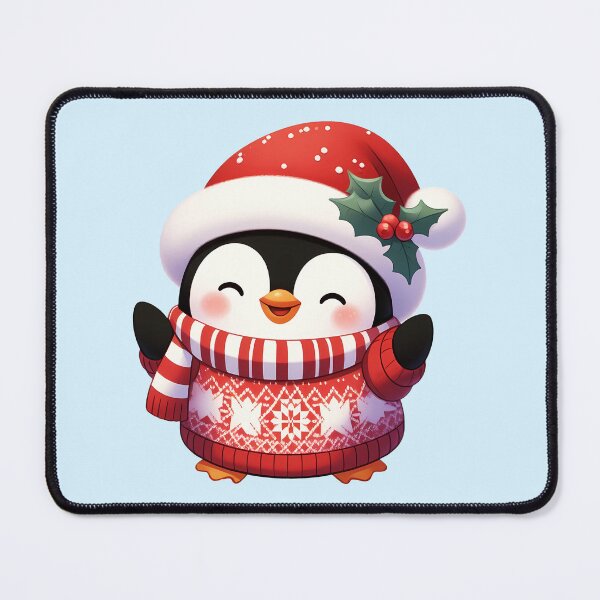 Item preview, Festive Penguin in Christmas Sweater designed and sold by LV-creator.