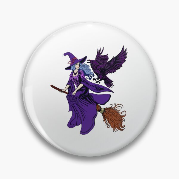 Item preview, Witch and raven designed and sold by ArbuzWorldz.