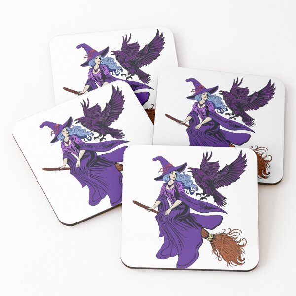 Item preview, Witch and raven designed and sold by ArbuzWorldz.