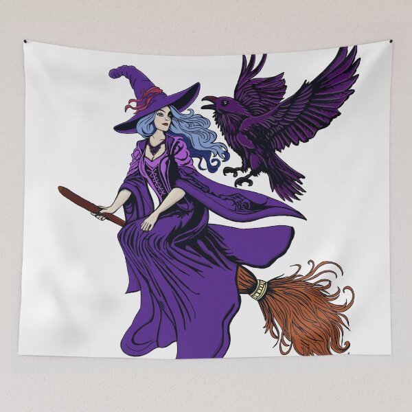 Item preview, Witch and raven designed and sold by ArbuzWorldz.