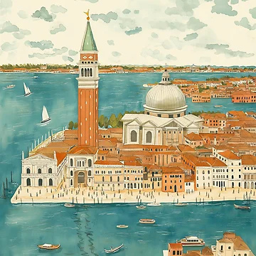 Artwork thumbnail, Venice In Watercolor by Rtymer