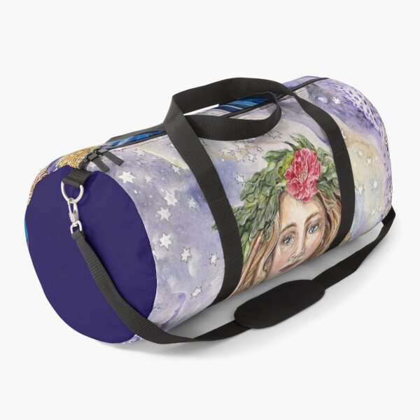 Item preview, Lyra, Star Catcher – Watercolor Art of Celtic Woman with Owls and Stars by AJJ Arts designed and sold by AJJARTSLLC.