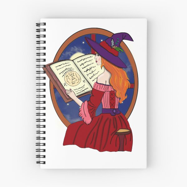 Item preview, Witch with book designed and sold by ArbuzWorldz.