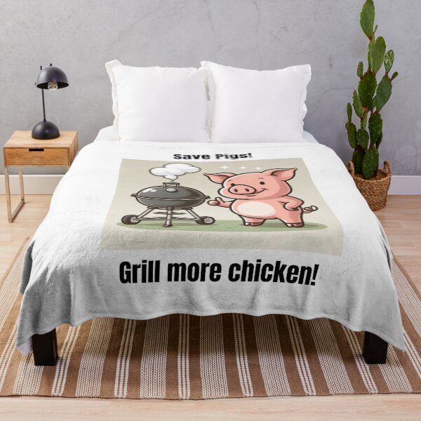 Item preview, ¡Salven a los cerdos! designed and sold by moshmastermetalbbq.