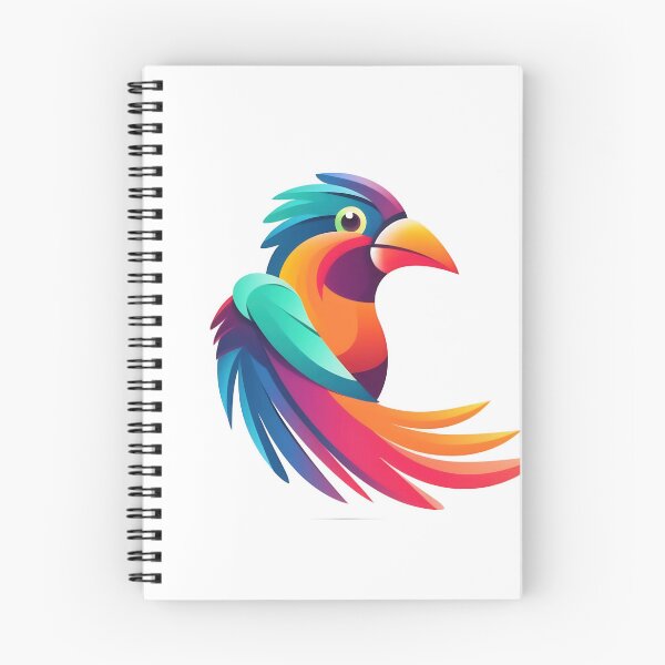 Item preview, Polygonal illustration of bird. A minimalist colored logo made of lines featuring the silhouette of a geometric bird. Simple triangular shapes and lines. designed and sold by anytka.