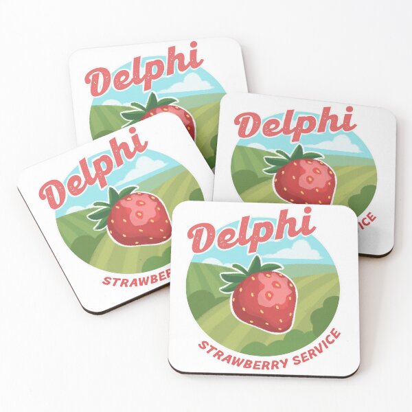 Item preview, Delphi Strawberry Service designed and sold by nillapod.