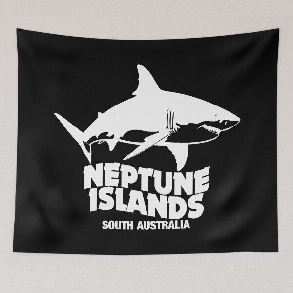 Item preview, Swimming With Great White Sharks Neptune Islands designed and sold by TMBTM.