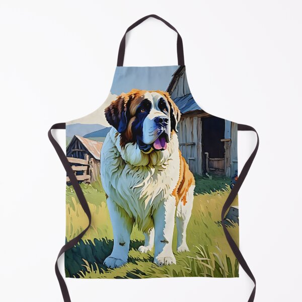 Item preview, Saint Bernard On The Farm designed and sold by Paw's Arts.