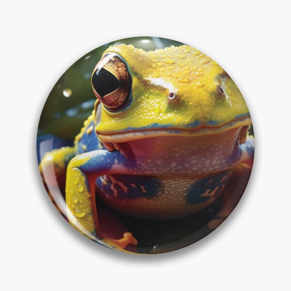 Item preview, Poison vivid color frog. Poisonous animal of tropical rainforest. Pet in terrarium designed and sold by anytka.