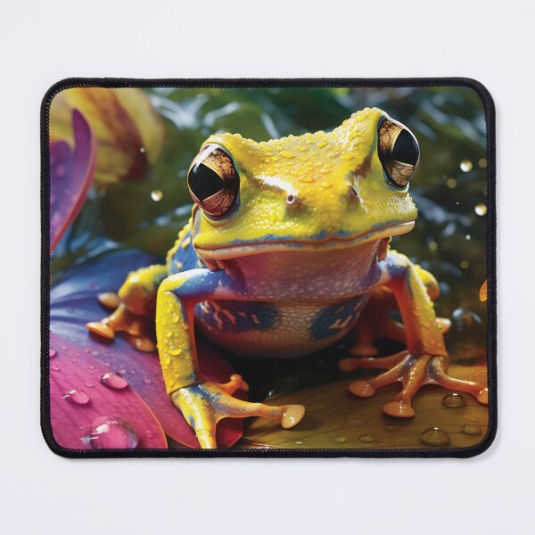 Item preview, Poison vivid color frog. Poisonous animal of tropical rainforest. Pet in terrarium designed and sold by anytka.