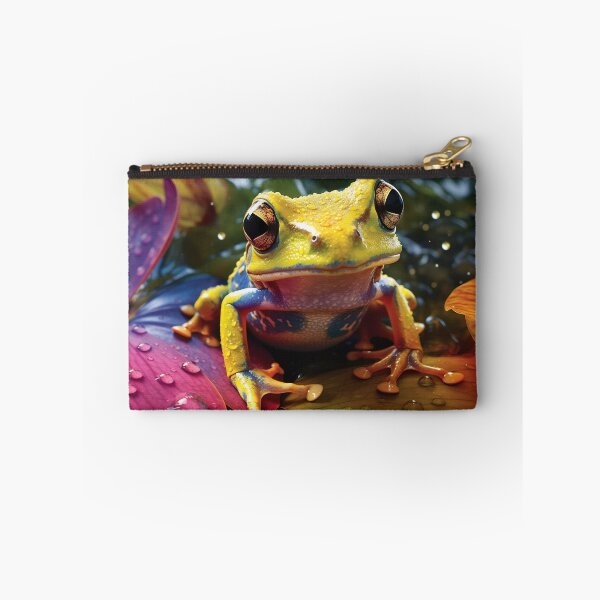 Item preview, Poison vivid color frog. Poisonous animal of tropical rainforest. Pet in terrarium designed and sold by anytka.