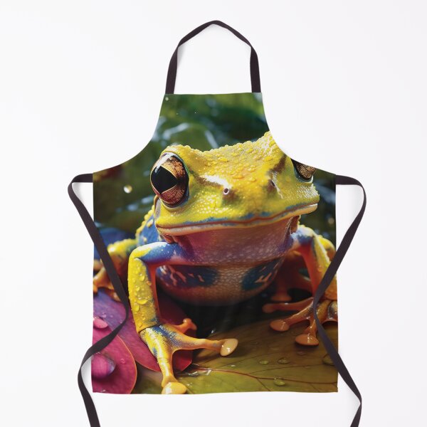 Item preview, Poison vivid color frog. Poisonous animal of tropical rainforest. Pet in terrarium designed and sold by anytka.