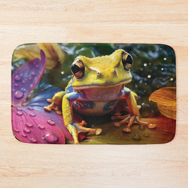 Item preview, Poison vivid color frog. Poisonous animal of tropical rainforest. Pet in terrarium designed and sold by anytka.