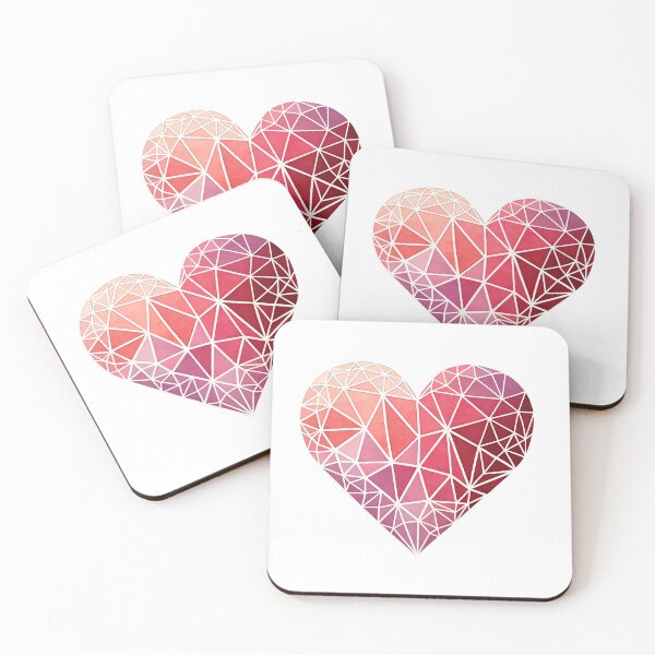 Item preview, Abstract Geometric Heart Design for Valentine’s Day designed and sold by VibeTCreations.