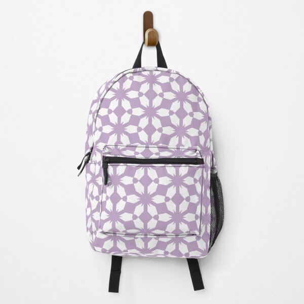 Aperçu de l'œuvre Motif nid d'abeille minimaliste lilas et blanc créée et vendue par Lisetta Collection.
