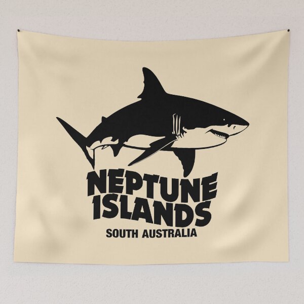Item preview, Swimming With Great White Sharks Neptune Islands designed and sold by TMBTM.