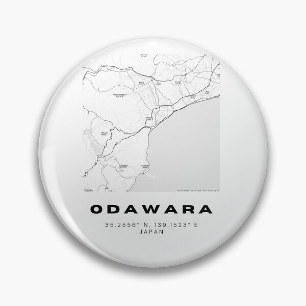 Item preview, Minimalist Odawara Map Art - Japan City Coordinates Design designed and sold by RM-Journey.
