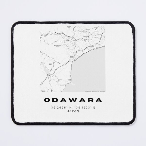 Item preview, Minimalist Odawara Map Art - Japan City Coordinates Design designed and sold by RM-Journey.