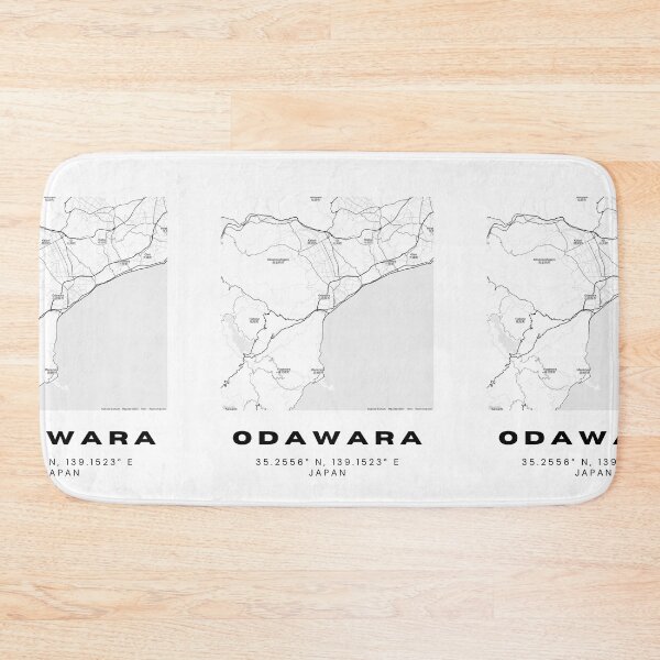 Item preview, Minimalist Odawara Map Art - Japan City Coordinates Design designed and sold by RM-Journey.