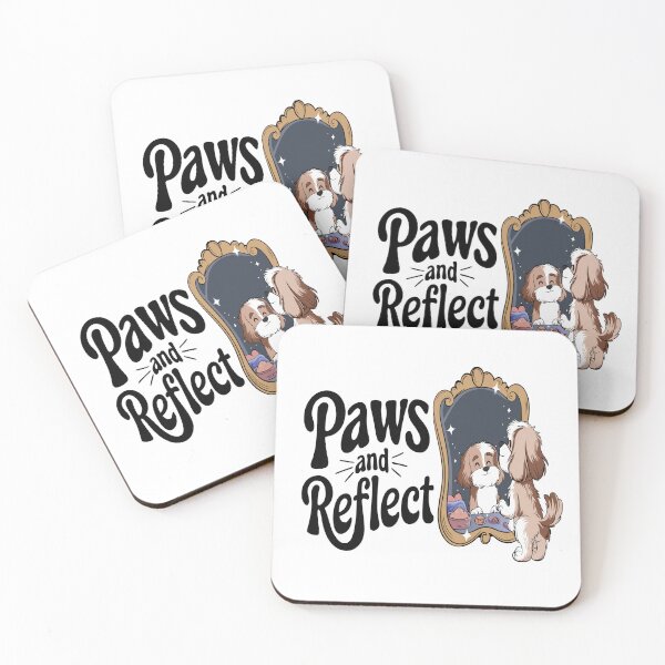 Item preview, Paws and Reflect: Dog Reflection in Magical Mirror designed and sold by PunnyProducts.