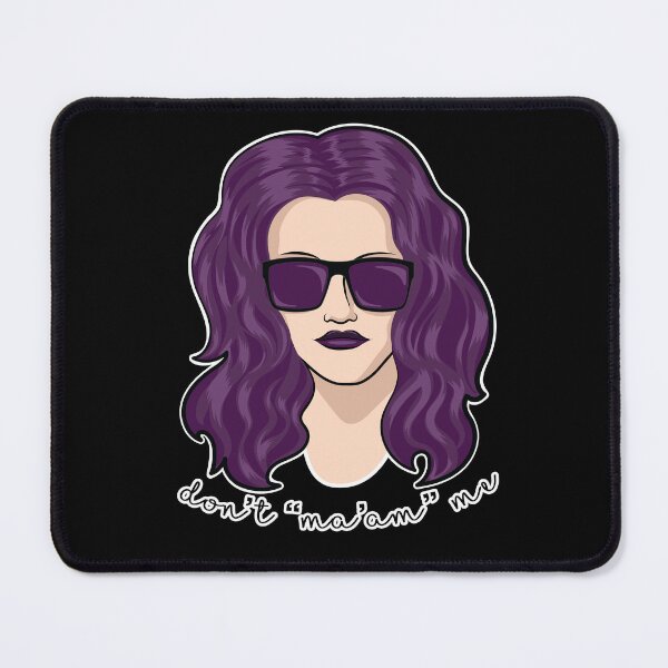 Item preview, Don't "Ma'am" Me - Purple hair designed and sold by Bombshell Nutshell.