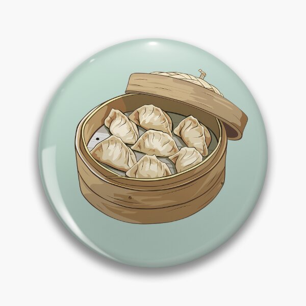 Item preview, Steamed dumplings in a bamboo steamer designed and sold by sakurashorty.