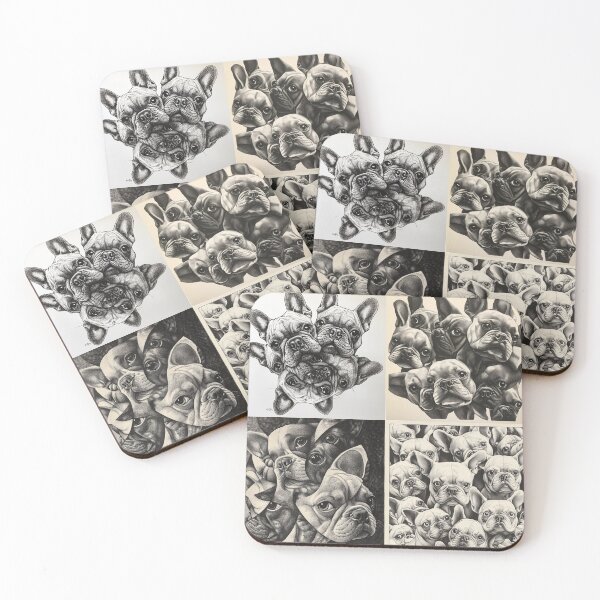 Item preview, Escher-Style Frenchies designed and sold by SkyBridgePRJ.