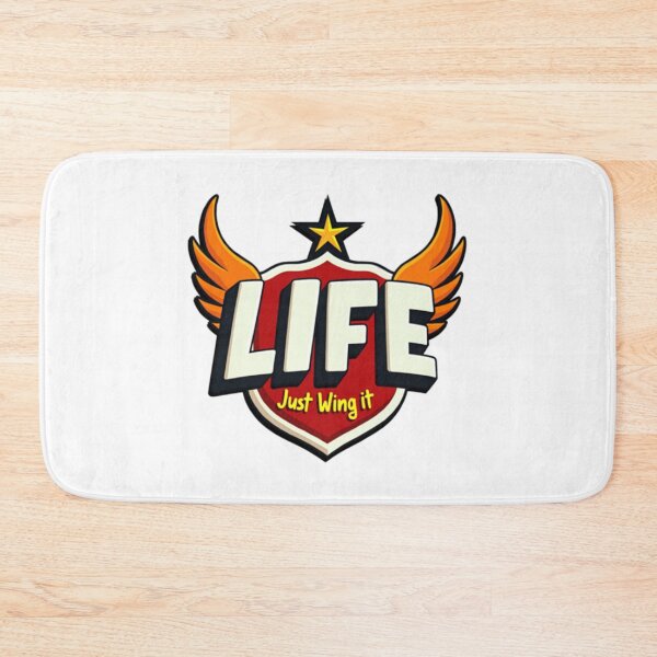 Item preview, Let Life Flow - Don’t Stress, Just Wing It designed and sold by PopPrismDesigns.