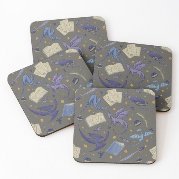 Item preview, Book Dragon Pattern designed and sold by Hannah’s Sketchbook.