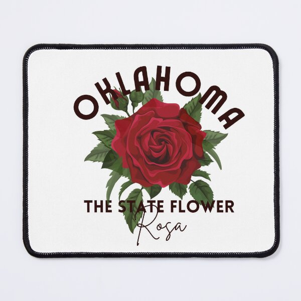 Item preview, Oklahoma State Flower Rosa Classic T-shirt Sticker designed and sold by ThinkNature!.