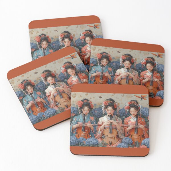 Item preview, Melody of Harmony: Trio in Bloom designed and sold by ArtVibeCo.