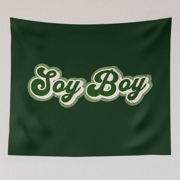Item preview, Soy Boy Retro Graphic Logo designed and sold by Cult of Seitan.