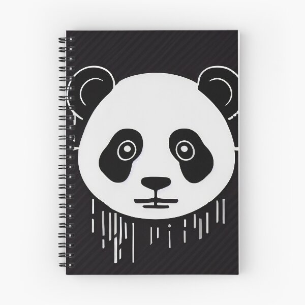 Item preview, Black and white panda bear with rain drops designed and sold by anytka.
