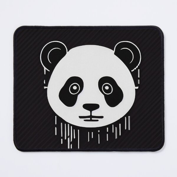 Item preview, Black and white panda bear with rain drops designed and sold by anytka.