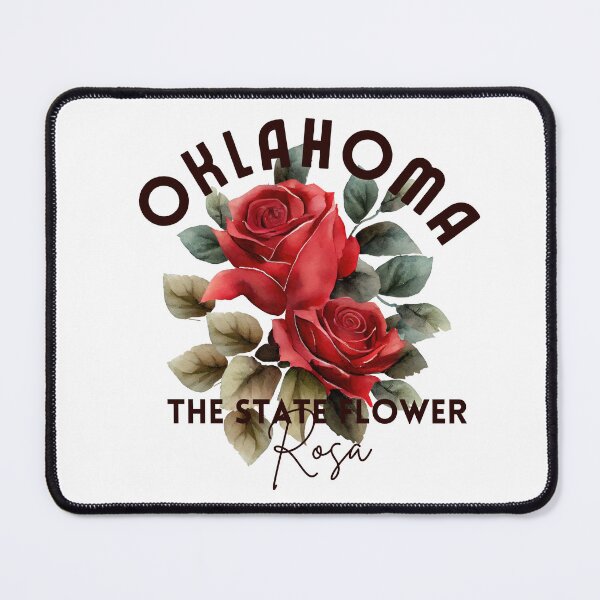 Item preview, Oklahoma State Flower Rosa Classic T-shirt Sticker designed and sold by ThinkNature!.