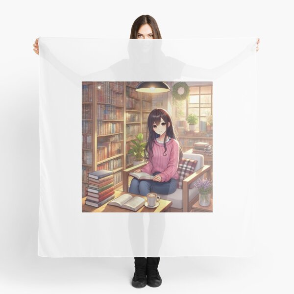 Vista previa del artículo con la obra «Entre libros», diseñado y vendido por Books_by_Butterfly.