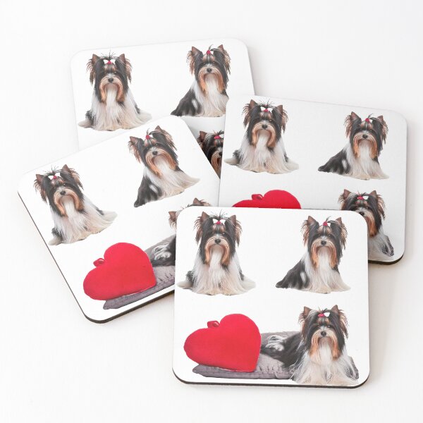 Item preview, Biewer Terrier Trio designed and sold by bklyng.
