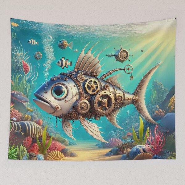Item preview, Steampunk Tarpon designed and sold by Sillytoe.