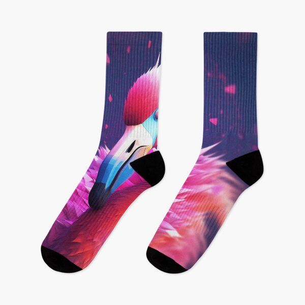 Item preview, Portrait of a flamingo on a colorful background. Emotive portrait designed and sold by anytka.