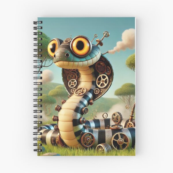 Item preview, Steampunk Tasmanian Tiger Snake designed and sold by Sillytoe.