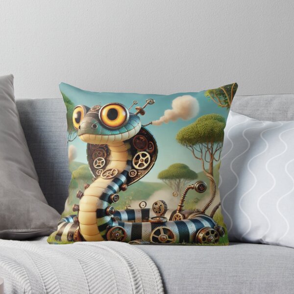 Item preview, Steampunk Tasmanian Tiger Snake designed and sold by Sillytoe.