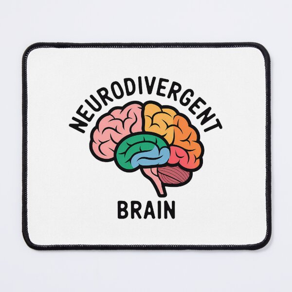 Item preview, Express Your Unique Perspective with Neurodivergent Brain Art designed and sold by WatermelonPink.