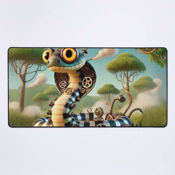 Item preview, Steampunk Tasmanian Tiger Snake designed and sold by Sillytoe.